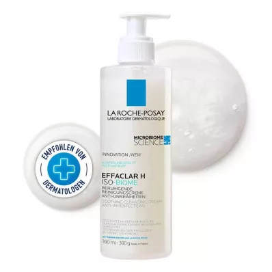 ROCHE-POSAY Effaclar H Iso-Biome Rensekrem, 390 ml ROCHE-POSAY Effaclar H Iso-Biome Rensekrem, 390 ml