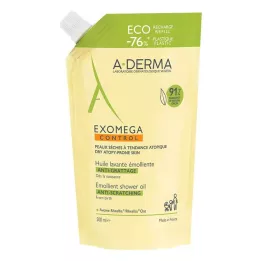 A-DERMA EXOMEGA CONTROL Etterfylling av dusjolje, 500 ml