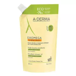 A-DERMA EXOMEGA CONTROL Etterfylling av dusjolje, 500 ml