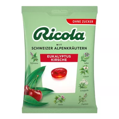 Ricola sukkerfri pose med eukalyptuskirsebærgodteri, 75 g Ricola sukkerfri pose med eukalyptuskirsebærgodteri, 75 g