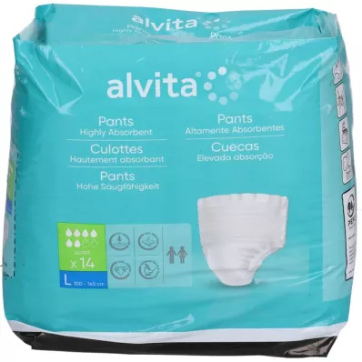 ALVITA Inkontinensbukse super large, 14 stk