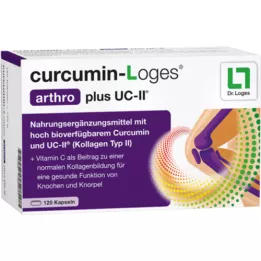 CURCUMIN-LOGES arthro plus UC-II kapsler, 120 stk
