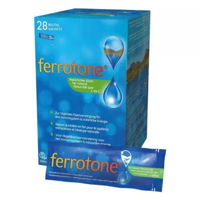Ferrotone naturlig jern pluss vitamin C eplepose, 28X25 ml Ferrotone naturlig jern pluss vitamin C eplepose, 28X25 ml