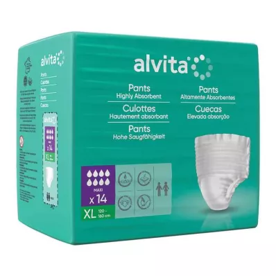 ALVITA Inkontinensbukse maxi xl, 14 stk