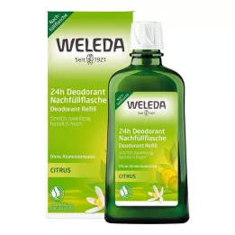 WELEDA Citrus Fresh Deo Spray påfyllingsflaske, 200 ml