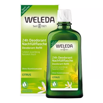 WELEDA Citrus Fresh Deo Spray påfyllingsflaske, 200 ml WELEDA Citrus Fresh Deo Spray påfyllingsflaske, 200 ml