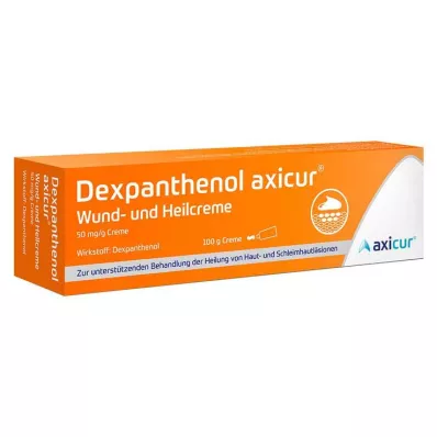 DEXPANTHENOL axicur sår- og helingskrem 50 mg/g, 100 g DEXPANTHENOL axicur sår- og helingskrem 50 mg/g, 100 g