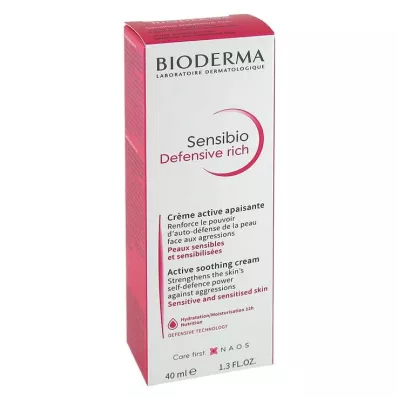 Bioderma Sensibio Defensiv rik tube, 40 ml