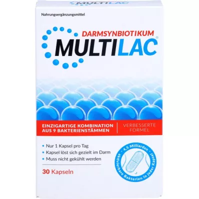 MULTILAC Intestinal Synbiotic magetarmkapsler, 30 stk