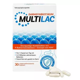 MULTILAC Intestinal Synbiotic magetarmkapsler, 30 stk