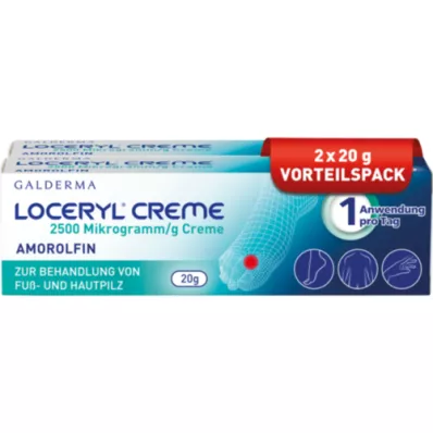 LOCERYL Fløte, 2X20 g