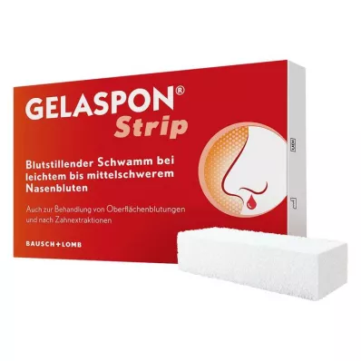 GELASPON Strimmel 1x1x4 cm gelatinsvamp, 4 stk