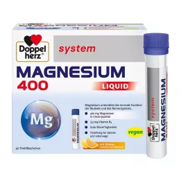 DOPPELHERZ Magnesium 400 flytende system Trinkamp, 30 stk