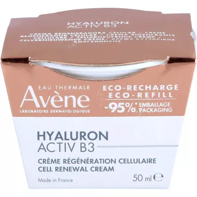 AVENE Hyaluron Activ B3 cellekrem påfyllingspakke, 50 ml
