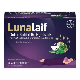 LUNALAIF Good Sleep Hot Drink Sachet, 20 stk