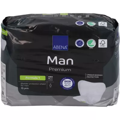 ABENA Man Premium formel 1-innlegg, 15 stk