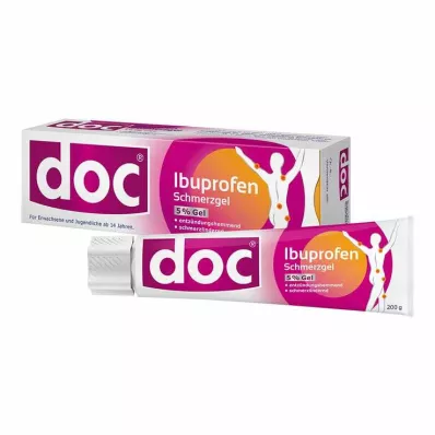 DOC IBUPROFEN Smertegel 5 %, 200 g DOC IBUPROFEN Smertegel 5 %, 200 g