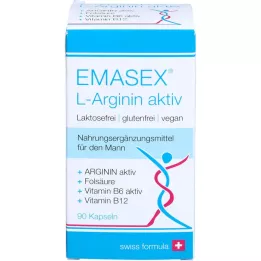 EMASEX L-Arginin Aktiv kapsler, 90 kapsler