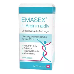 EMASEX L-Arginin Aktiv kapsler, 90 kapsler