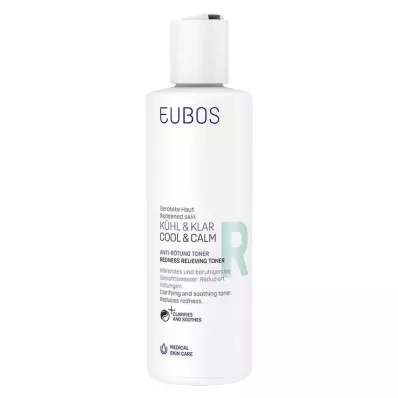 EUBOS KÜHL & KLAR Toner mot rødhet, 200 ml EUBOS KÜHL & KLAR Toner mot rødhet, 200 ml
