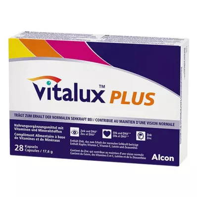 VITALUX Plus-kapsler, 28 stk