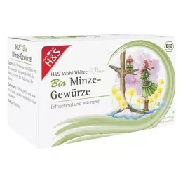H&amp;S Winter Tea Økologisk Mynte Krydder Filterpose, 20X2,0 g