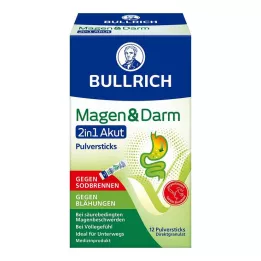 BULLRICH Mage & Tarm 2in1 Acute Powder Sticks, 12 stk