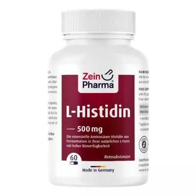 L-HISTIDIN 500 mg kapsler, 60 stk