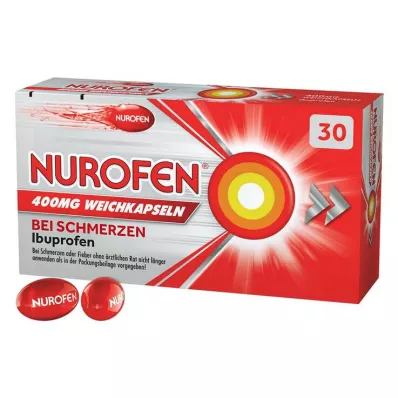 NUROFEN 400 mg myke kapsler, 30 stk NUROFEN 400 mg myke kapsler, 30 stk