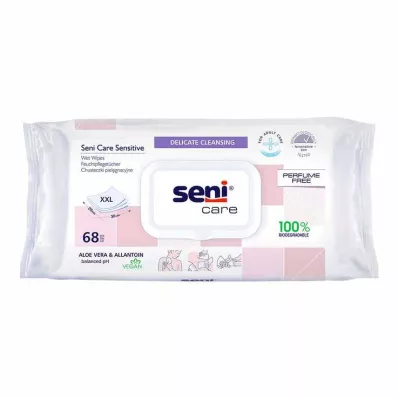 Seni® care sensitive våtservietter, 68 stk Seni® care sensitive våtservietter, 68 stk