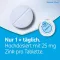 Zinkorot 25 mg høydose sinktabletter, 100 stk