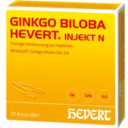 GINKGO BILOBA HEVERT injekt N-ampuller, 10 stk