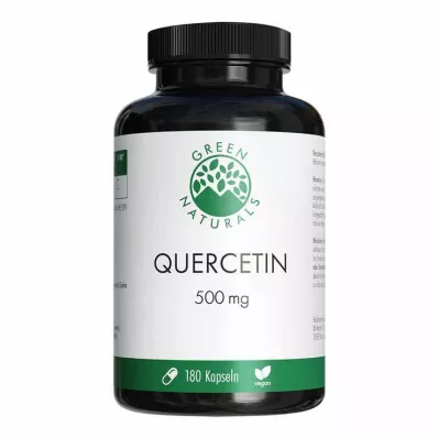 Green Naturals Quercetin 500 mg høydose kapsler, 180 stykker Green Naturals Quercetin 500 mg høydose kapsler, 180 stykker