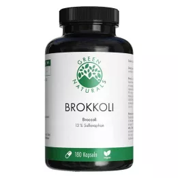 GREEN NATURALS Brokkoli + 13 % sulforafan vegansk Kps, 180 stk