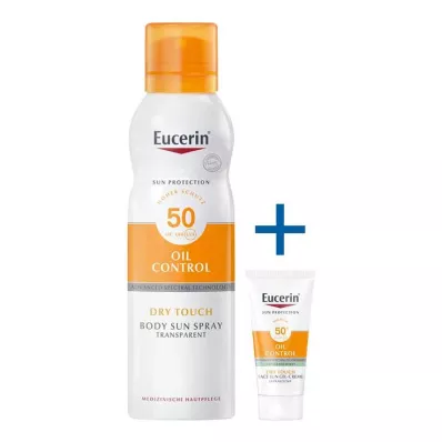 EUCERIN Sun Oil Control Body Transp.aerosol LSF 50, 200 ml
