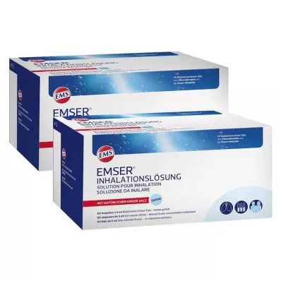 Emser inhalasjonsløsning, 2x60 stk