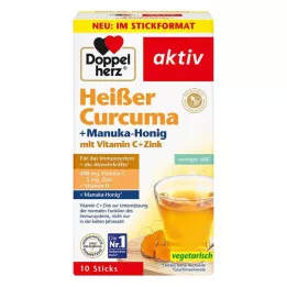 DOPPELHERZ varm curcuma+manukahonning granulat, 10 stk