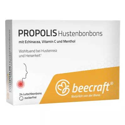 BEECRAFT Propolis hostebonbons, 24 stk BEECRAFT Propolis hostebonbons, 24 stk