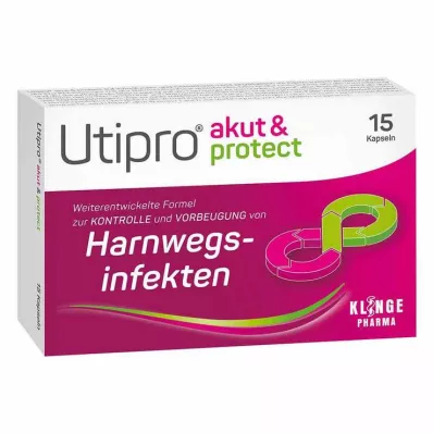 UTIPRO akutt &amp; beskytte harde kapsler, 15 stk