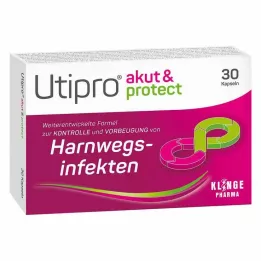 UTIPRO akutt &amp; beskytte harde kapsler, 30 stk