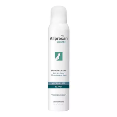 ALLPRESAN diabetic Microsilver+Repair Skumkrem, 200 ml ALLPRESAN diabetic Microsilver+Repair Skumkrem, 200 ml