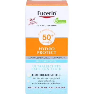 EUCERIN Solvæske Hydro Protect Face LSF 50+, 50 ml