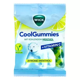 WICK CoolGummies Sitron Mentol, 90 g