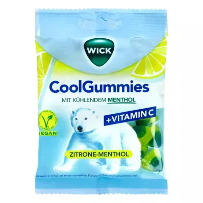 WICK CoolGummies Sitron Mentol, 90 g WICK CoolGummies Sitron Mentol, 90 g