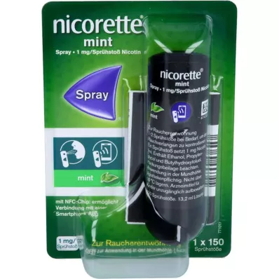 NICORETTE Mintspray 1 mg/spray puff NFC, 1 stk