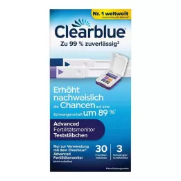 CLEARBLUE Testpinner for fruktbarhetsmåling 30+3, 33 stk