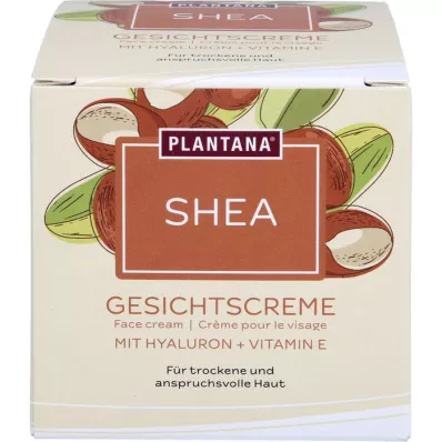 PLANTANA Shea Face Cream Hyaluron &amp; Vitamin-E, 50 ml