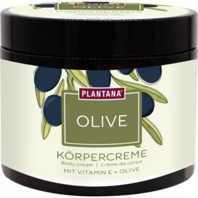 PLANTANA Olivenkroppskrem med vitamin E, 500 ml