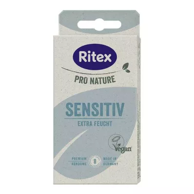 RITEX PRO NATURE SENSITIV veganske kondomer, 8 stk