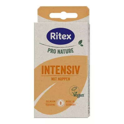 RITEX PRO NATURE INTENSIV veganske kondomer, 8 stk